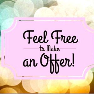 REASONABLE OFFERS WELCOME